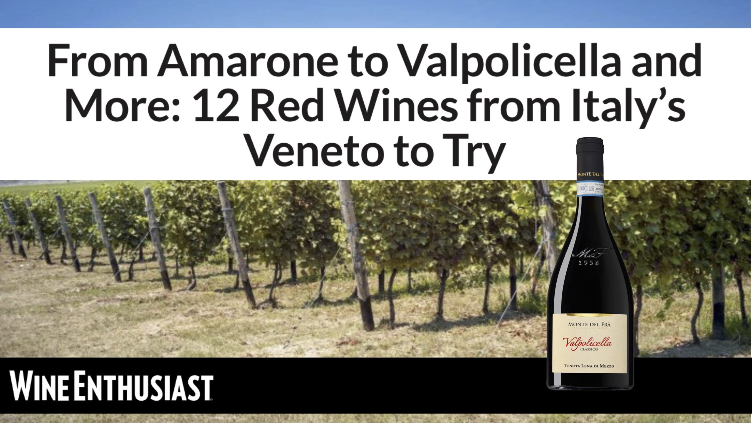 From Amarone to Valpolicella and More: 12 Red Wines from Italy’s Veneto to Try